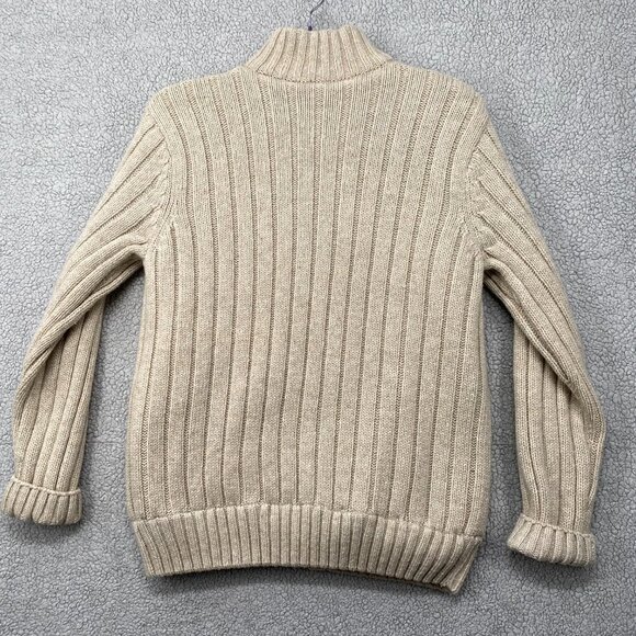 Windriver Cardigan Womens Medium Sherpa Lined Super Chunky Cable Knit Vintage - Picture 8 of 8